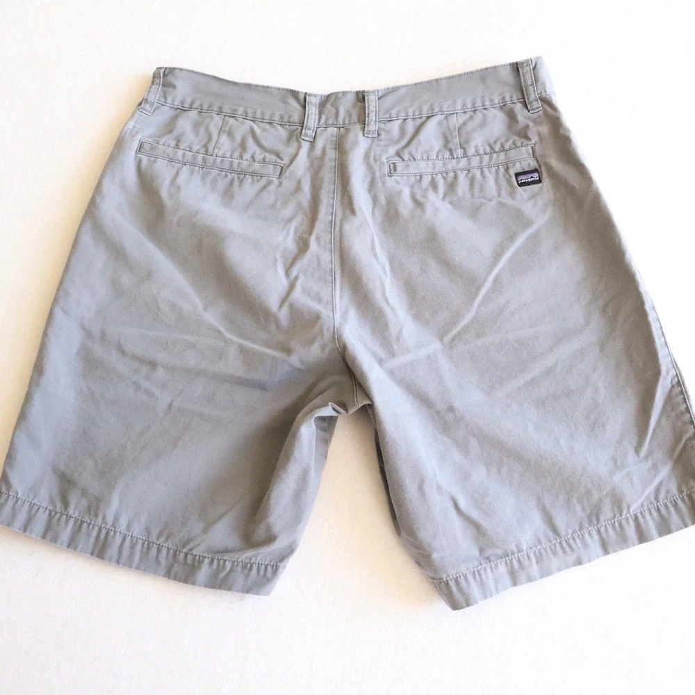Patagonia Men's Organic Cotton Stand Up Shorts Grey Size 32 Outdoor Hiking